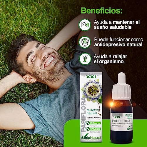 Soria Natural Extracto Passiflora XXI - 2 Paquetes de 1 x 50 ml - Total: 100 ml