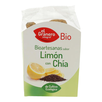 Granero Galletas Artesanas Sabor Limon Con Chia 250 Gr 250 Gramos 250 ml