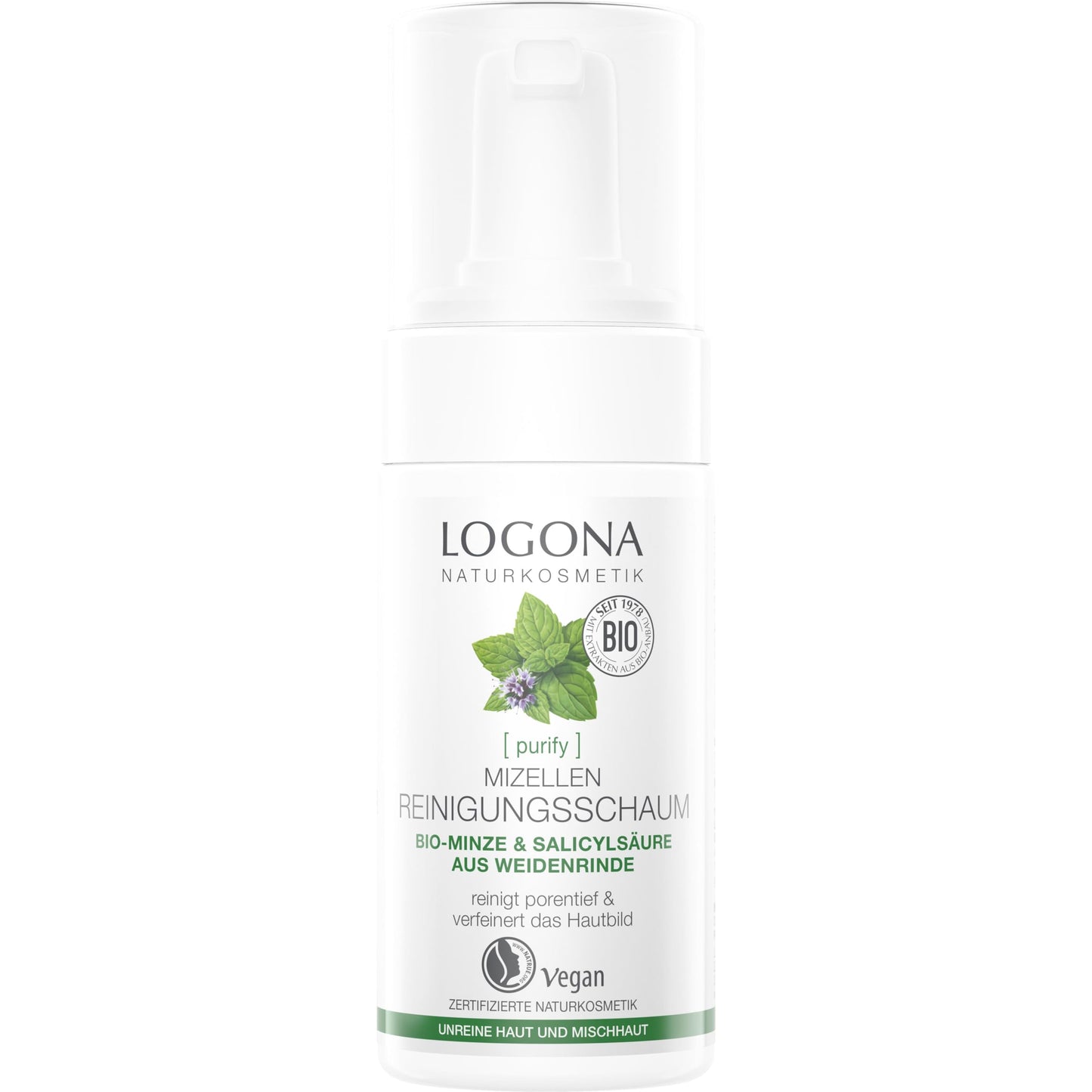 ESPUMA LIMP. MICELAR menta-acido silicilico 100ml.