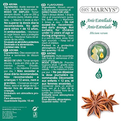 MARNYS Aceite Esencial Limón 100% Puro Quimiotipado 15ml