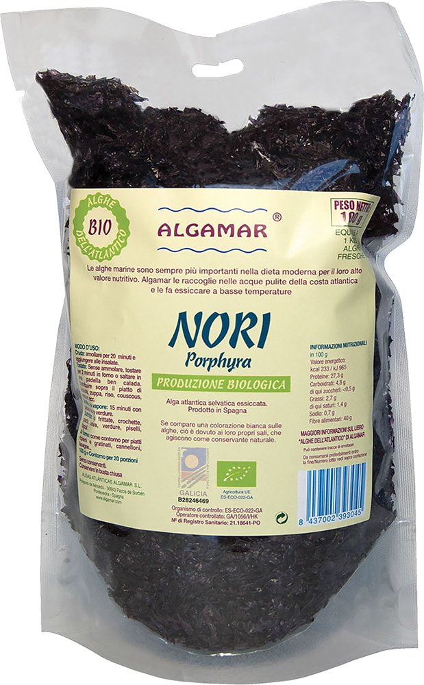 Algamar Alga Nori Copos, 100 g