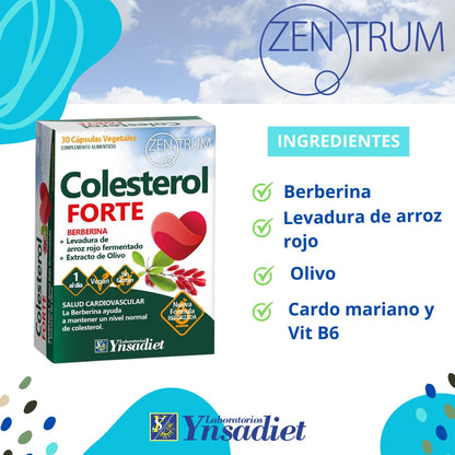 Colesterol Forte - Zentrum - 30 càpsulas