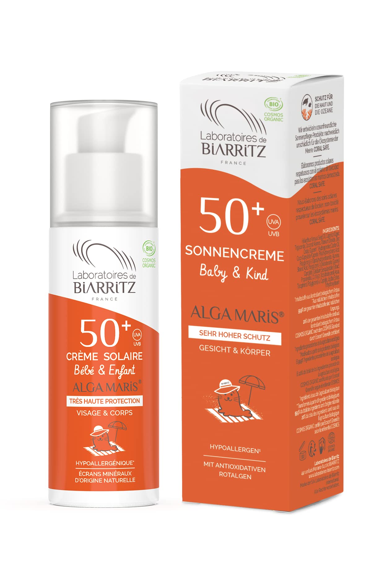 Lab. Biarritz Crema Solar Niños Spf50+ 100Ml Alga Maris 300 g