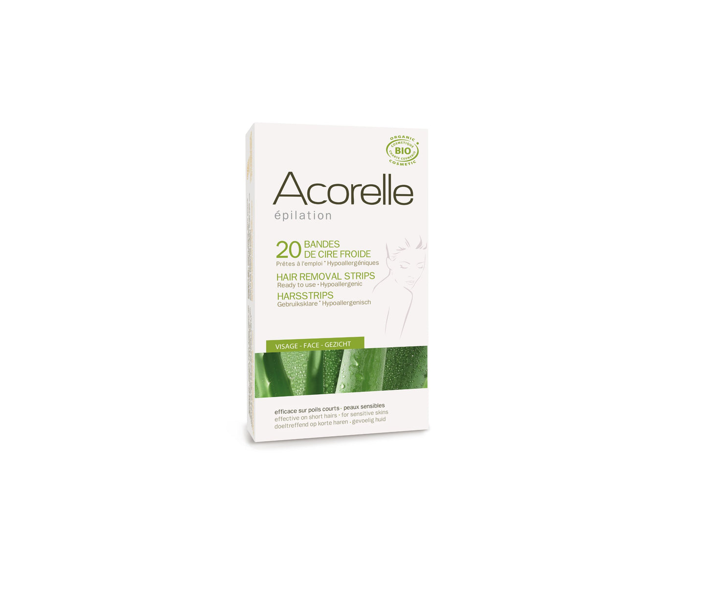 Acorelle BANDAS CERA FRIA-FACIAL ACORELLE