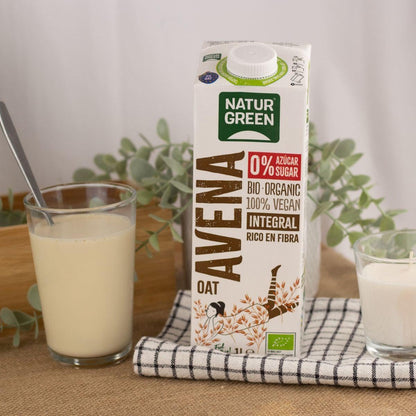 Bebida de avena integral 0% Azucar Bio 6x1L NaturGreen