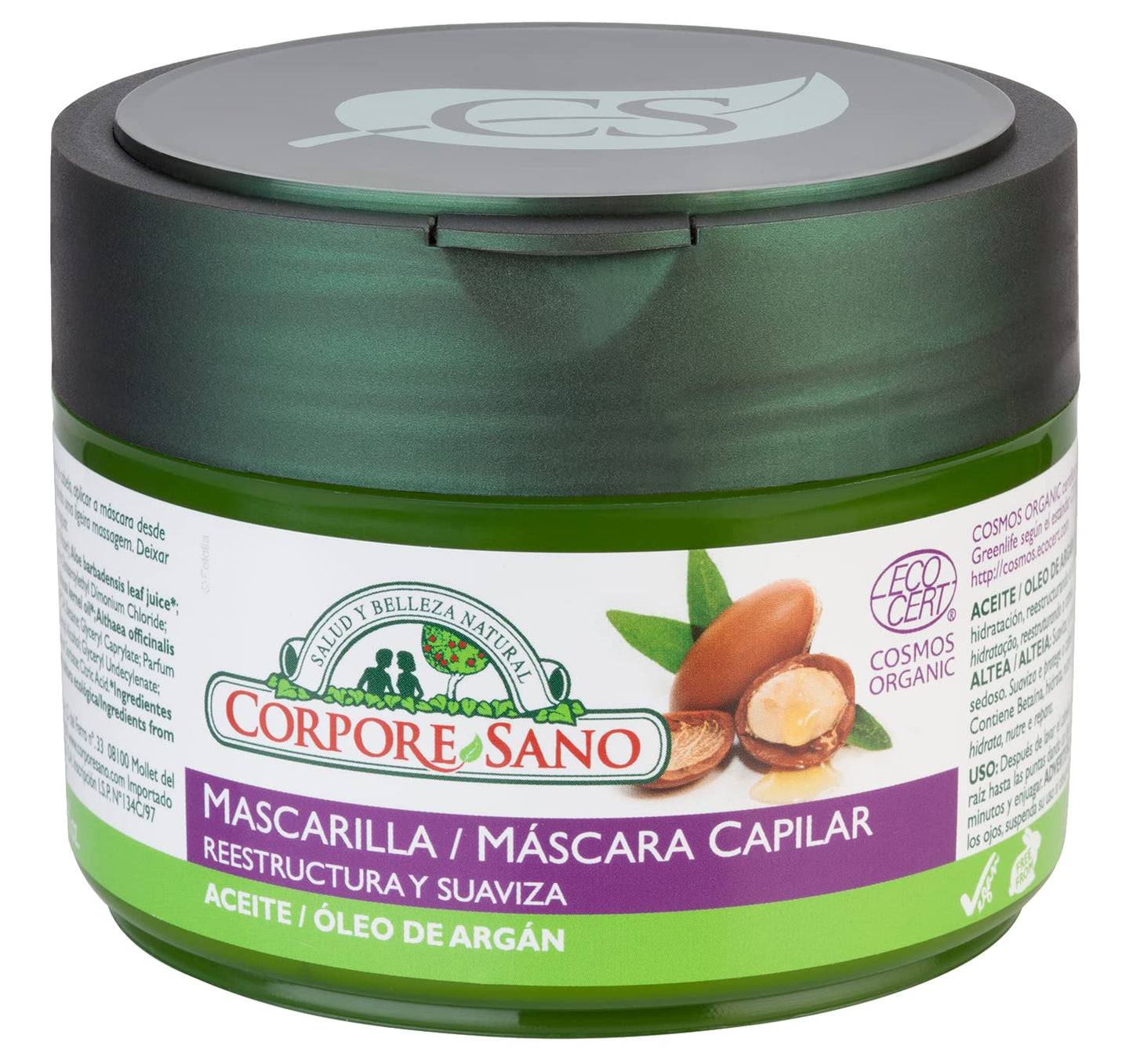 Mascarilla Capilar Reestructurante Cosmos Organic