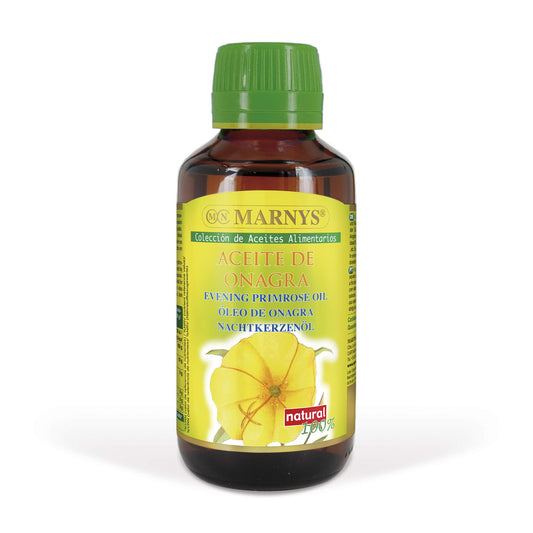 MARNYS Aceite Alimentario de Onagra 100% Natural 125ml - Extracción por presión en frío - Apto para veganos