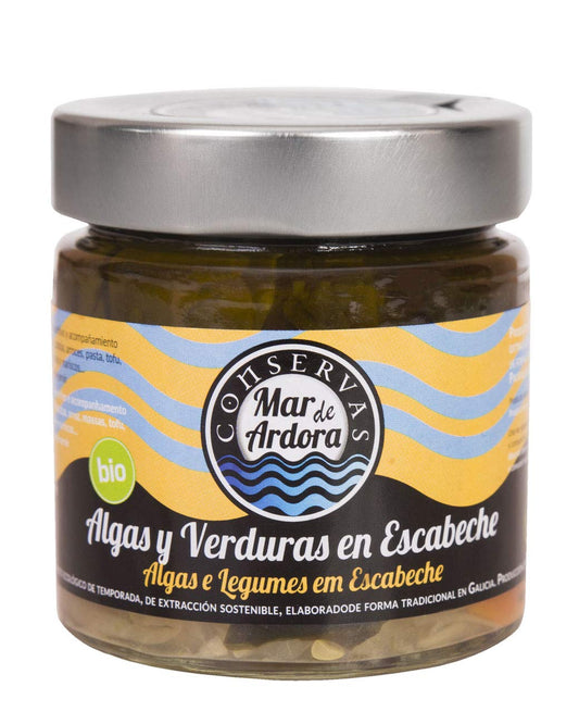 Algas y Verduras en Escabeche - Wakame, Espagueti de mar y Kombu- 190 GR BIO