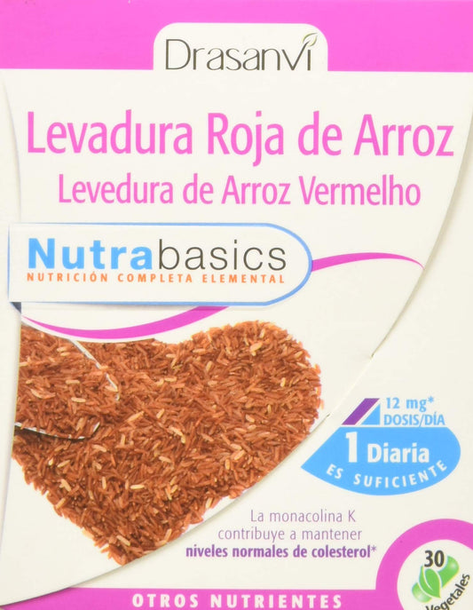 DRASANVI Levadura Roja De Arroz 30 Capsulas Nutrabasicos