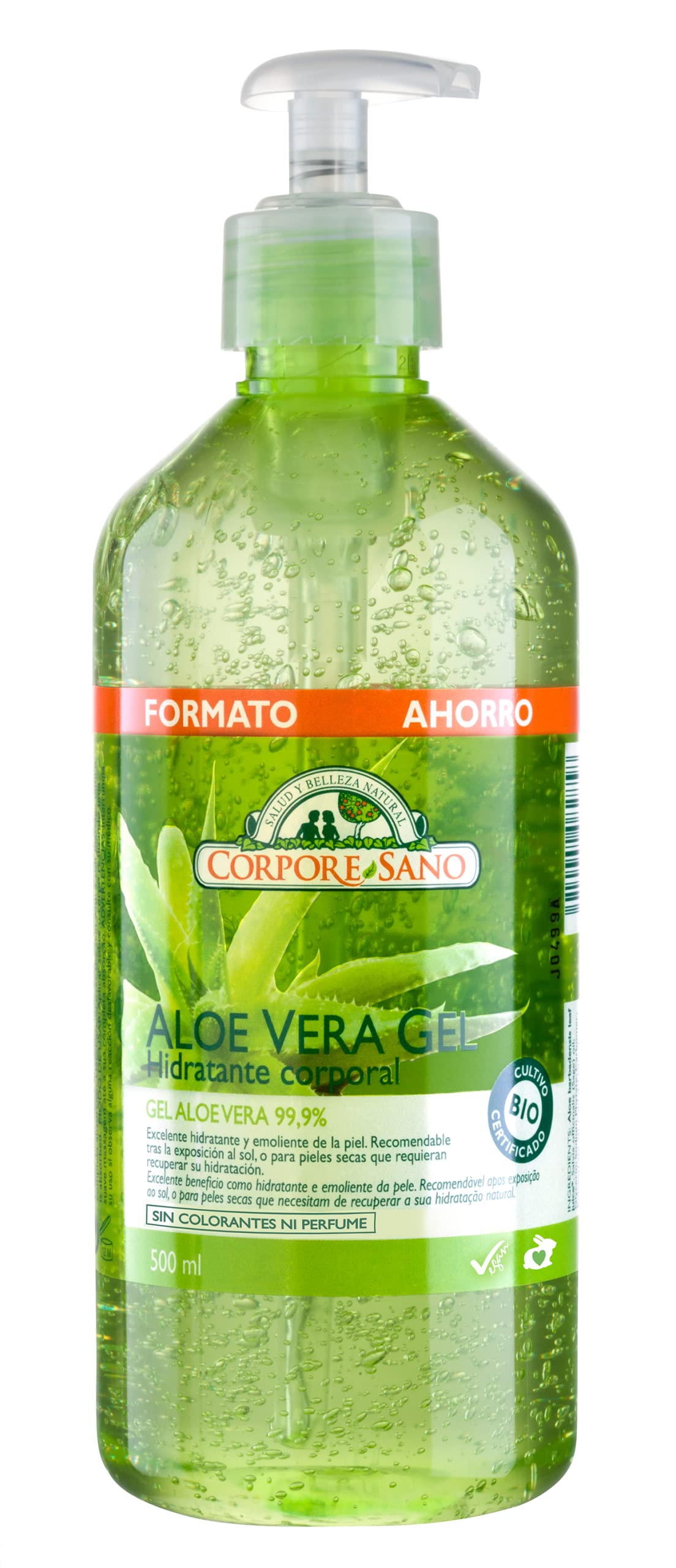 Corpore Sano Aloe Vera Gel Familiar, 500 ml