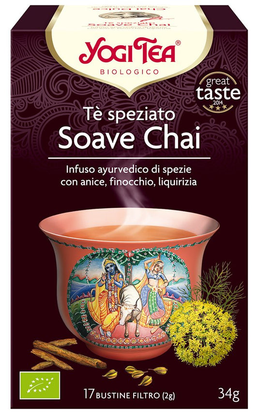 Yogi Tea Infusión de Hierbas Sweet Chai - 17 bolsitas