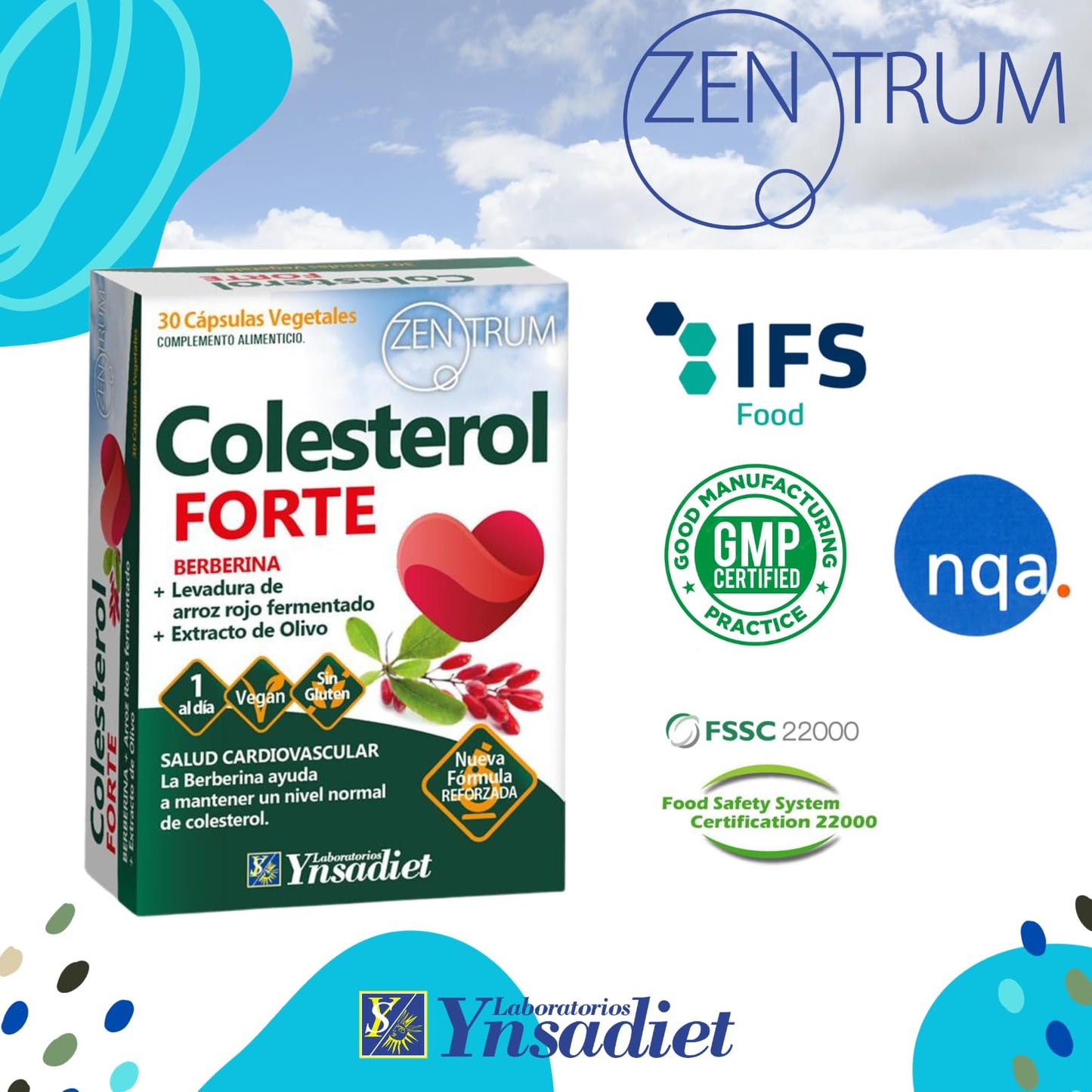 Colesterol Forte - Zentrum - 30 càpsulas