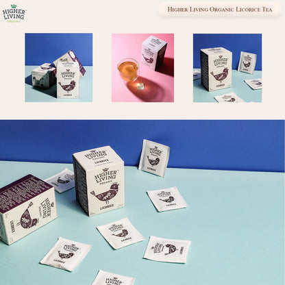 Higher Living Infusión de Regaliz, 15 Bolsitas (Bio)