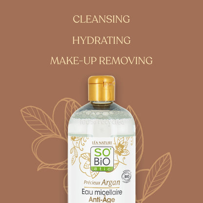 SO'BiO ETIC Precious argán micelar Anti-Edad, 500 ml