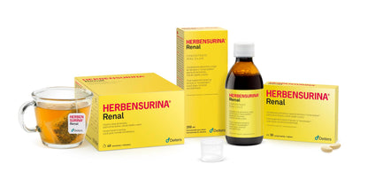 DEITERS - Herbensurina 20 Infusiones, en Polvo, Tratamiento Cálculos Renales, Sobres para Prevención, para Riñones Limpios, a Base de Planta Rompe-piedras, Natural