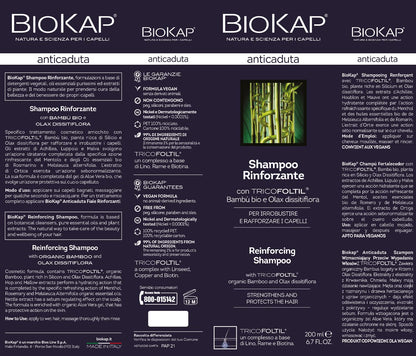 BIOKAP champu reforzante anticaida 200ml. BIO