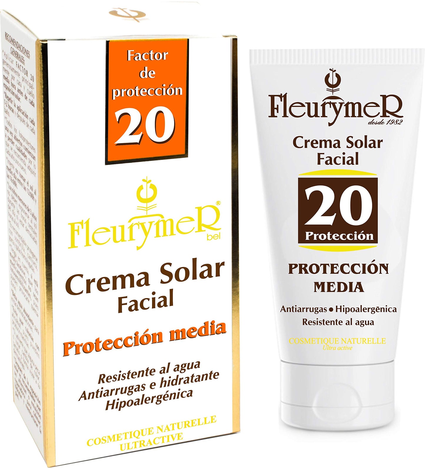 Fleurymer Crema Solar Facial Spf-20 Tubo 80Ml. 1 Unidad 80 ml