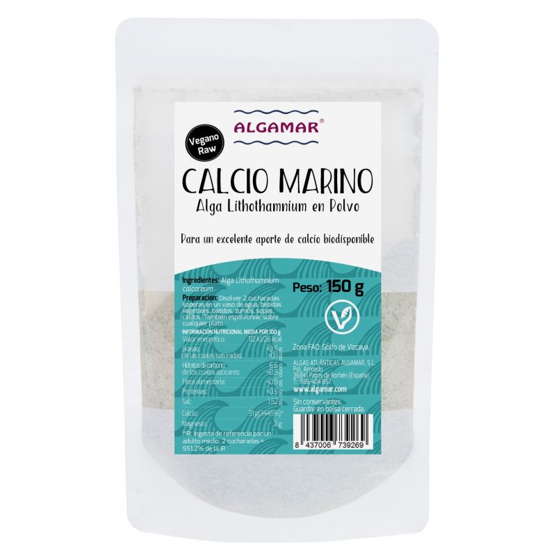 Calcio Marino – Alga Lithothamnium en Polvo