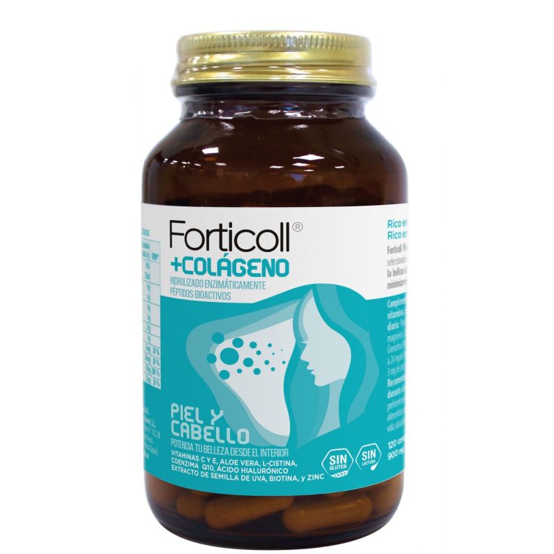 Forticoll Colágeno Bioactivo Piel y Cabello 120 Comprimidos