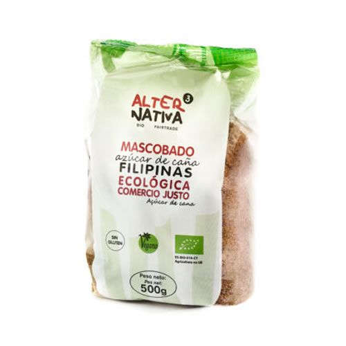 Azúcar de Caña Mascobado Bio. 500 G Filipinas