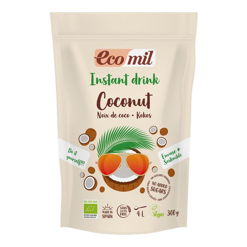 Bebida Coconut Nature Instant Bio 300 G