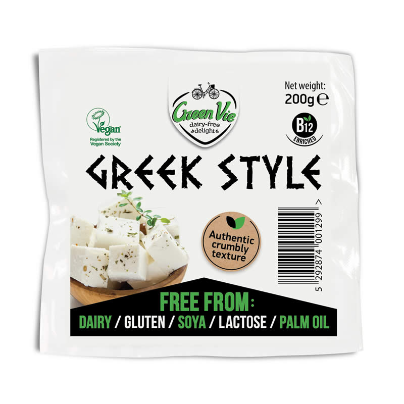 Queso Vegano Estilo Griego Bloque 200 gramos