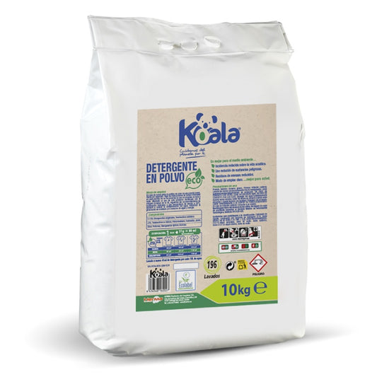 KOALA - Detergente en Polvo 10 KG (196 Lavados)