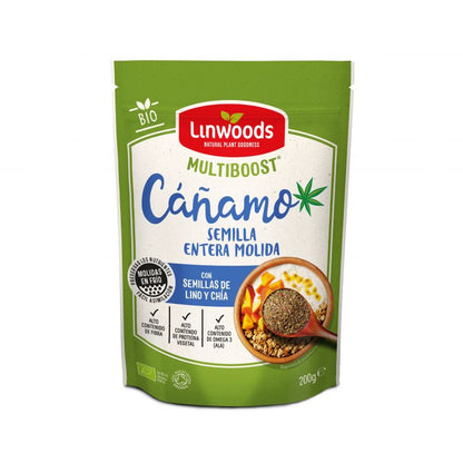 Semillas Molidas de Cáñamo, Lino y Chía Bio