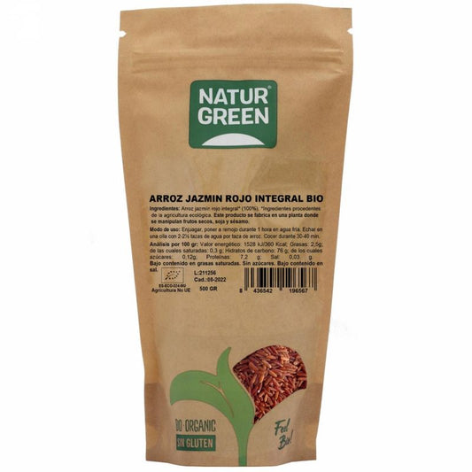 Arroz Jazmín Rojo Integral Bio 500 G