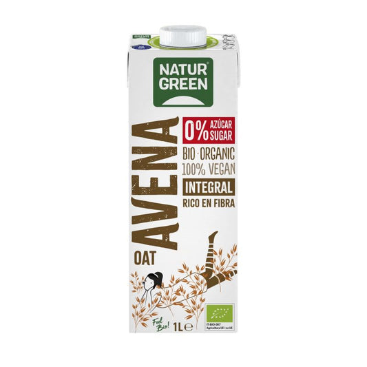 Bebida de Avena Integral 0% Azucares Bio