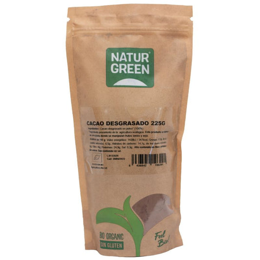 Cacao desgrasado Bio 225 G