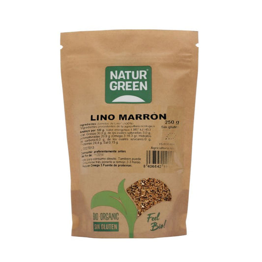 Lino Marron Bio 250 G