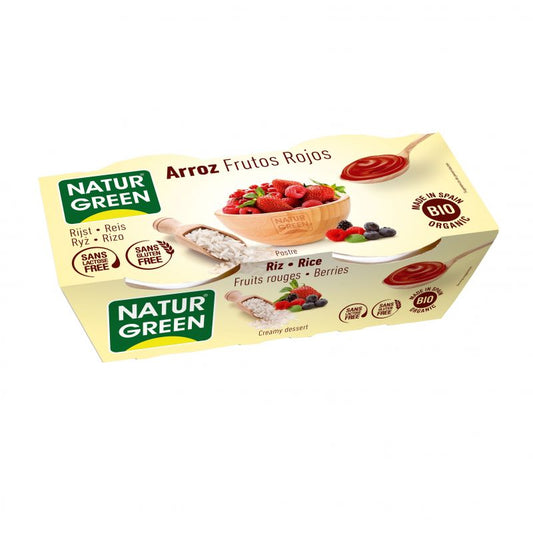 Postre de Arroz Frutos Rojos