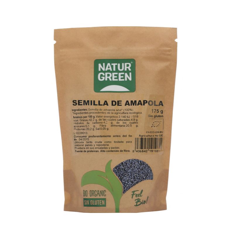 Semilla de Amapola Bio 175 G