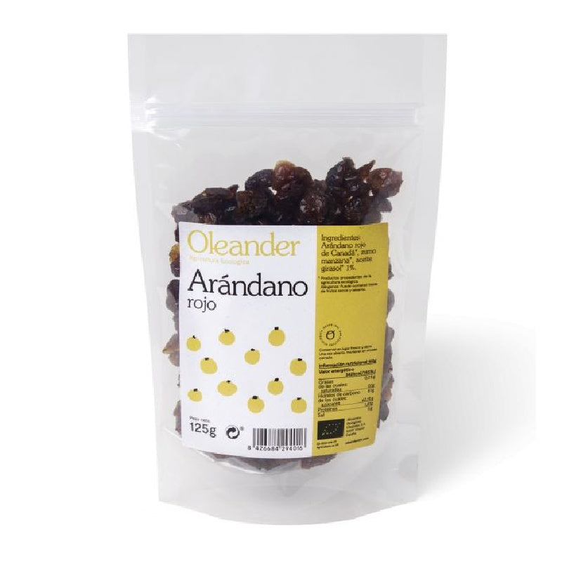 Arandano deshidratado Rojo del Canadá 125G