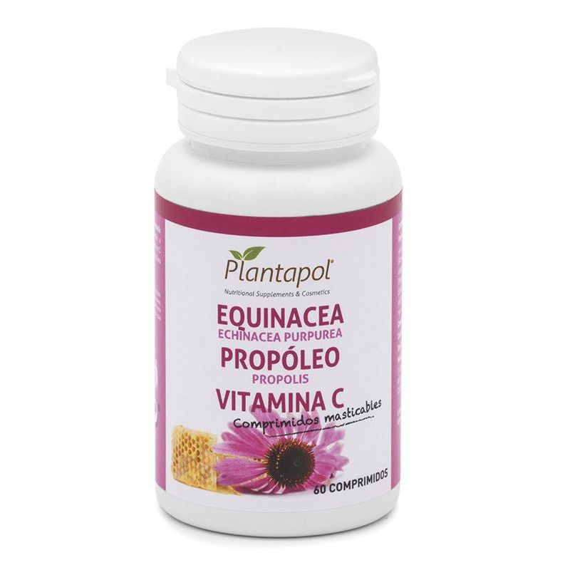 Equinacea, Propóleo y Vitamina C Masticable (60 Comprimidos 670 Mg)