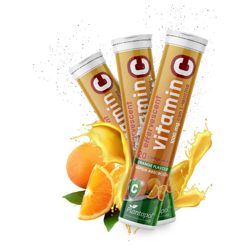 Vitamina C 1000 con Leucina Efervescente