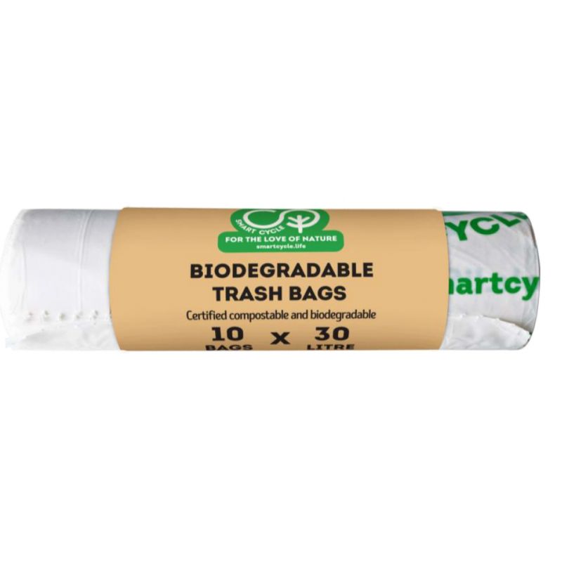 Bolsa Basura Biodegradable Compostable 30L - 10 Pcs