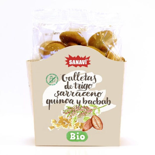 Galleta Sarraceno Quinoa y Baobab