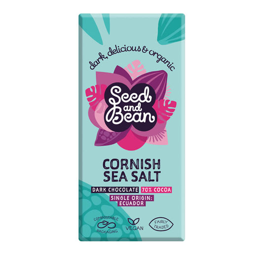Chocolate  Negro 70% con Sal de Cornualles