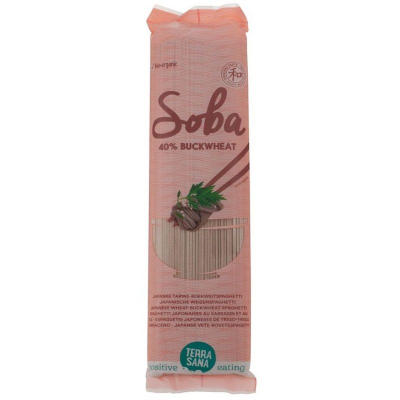 Soba 40% - Espaguetis Japoneses de Trigo-Trigo Sarraceno