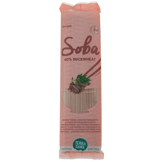 Soba 40% - Espaguetis Japoneses de Trigo-Trigo Sarraceno
