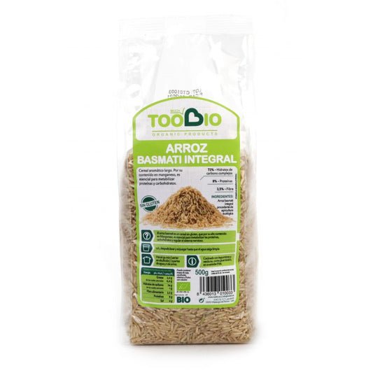 Arroz Basmati Integral Bio 500G Too Bio