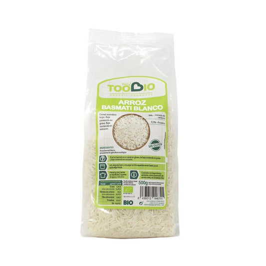 Arroz Basmati Blanco Bio 500G Too Bio