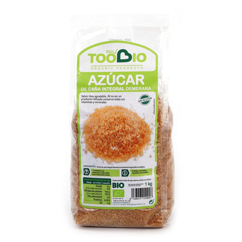 Azucar Caña Integral Bio 1Kg Too Bio