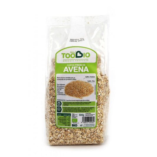 Copos Avena Finos Bio 500G Too Bio