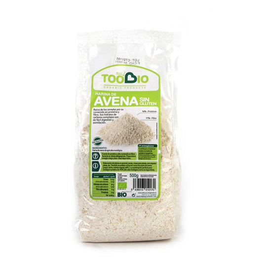 Harina Avena sin Gluten Bio 500G Too Bio