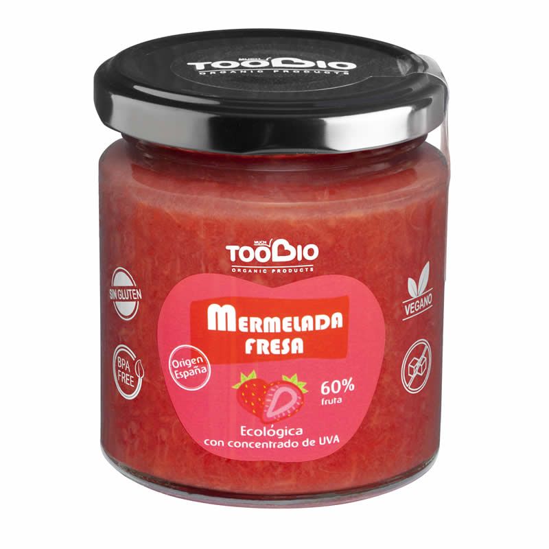 Mermelada Extra de Fresas 255 con concent. de Uva