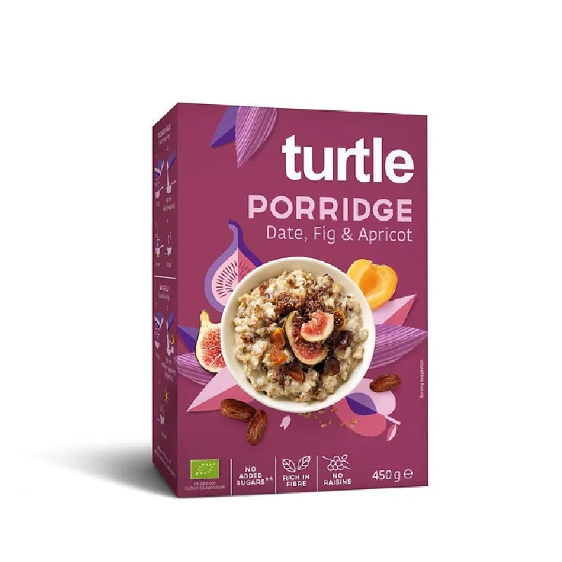 Porridge Date, Fig, Apricot (Gachas de avena y muesli con dátil, higos y albaricoque)