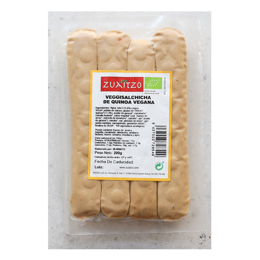 Salchicha Vegana con Quinoa